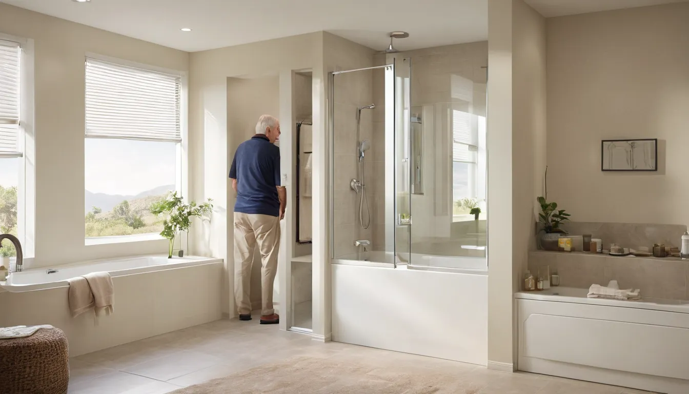 A bright, accessible bathroom with a walk-in tub in a Fawn Grove area home